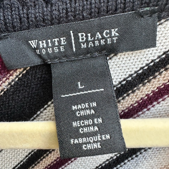 WHITE HOUSE BLACK MARKET cowl neck batwing sweater - Picture 4 of 7